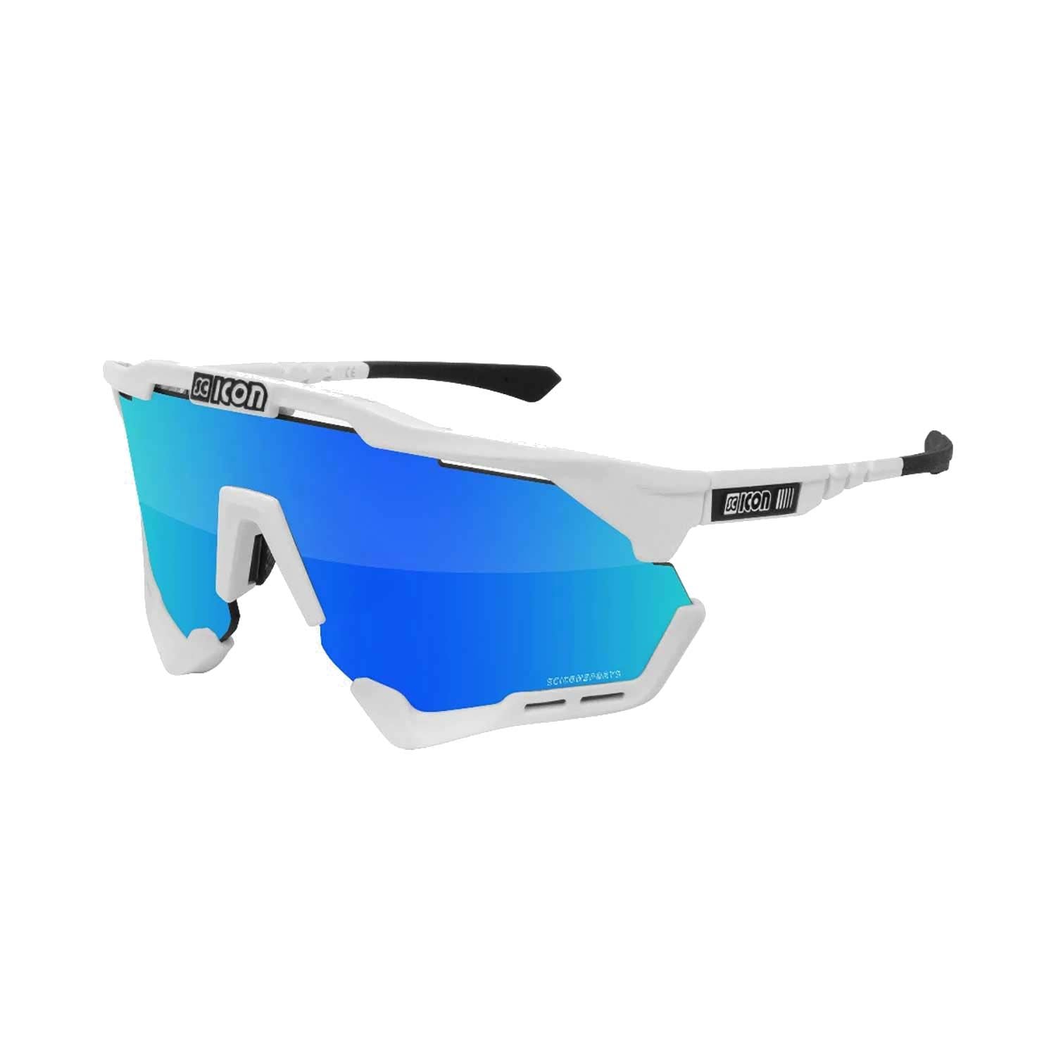 Scicon Sports Aeroshade XL SCNPP MultiMirror Blu/Wht Gloss Wht Eyewear