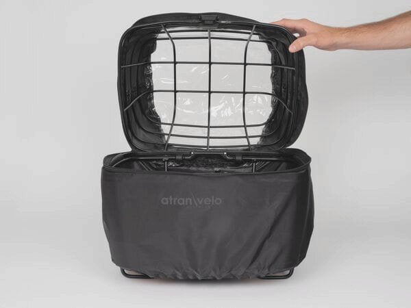 AtranVelo Panniers & Bags - RAINY DUO COVER Basket Rain Cover With Window