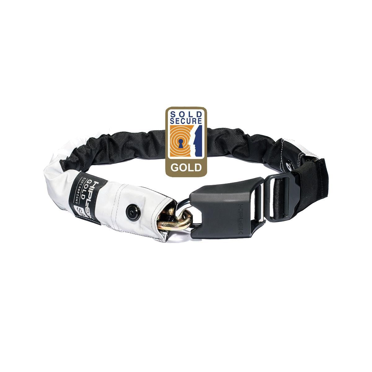 Hiplok Chain Locks - Waist 24-44 Inches (Gold Sold Secure) High Visibility