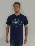 light blue casual old bike p97297