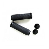 Sram Locking Grips For Grip Shift Full Length 122Mm With Black Clamps And End Plug Grips