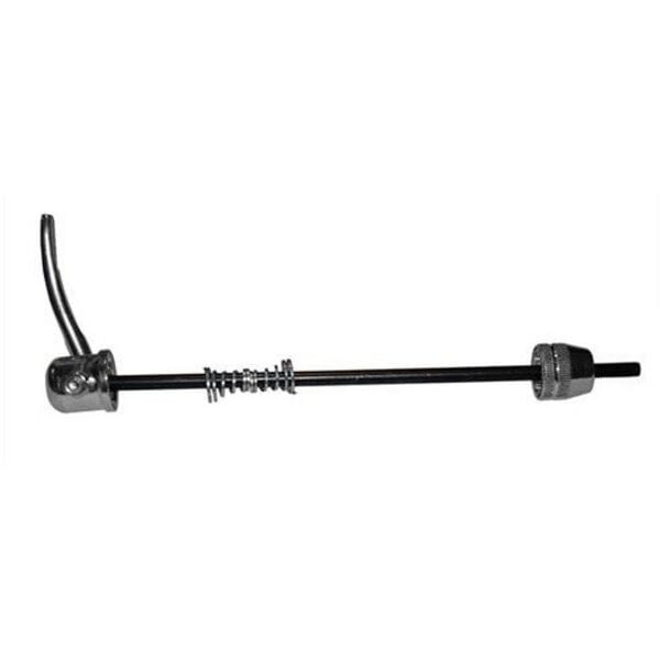 Elite rear wheel skewer replacement for indoor trainer accessories, featuring a secure fit for indoor cycling setups.