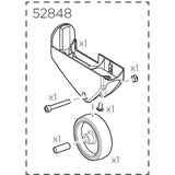 Thule 52848 Left Transport Wheel for EasyFold XT Bike Rack Replacement | Swinnerton Cycles
