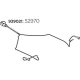 Thule Mounts & Spares - 52970 Cable set Midipoint V PU-UK