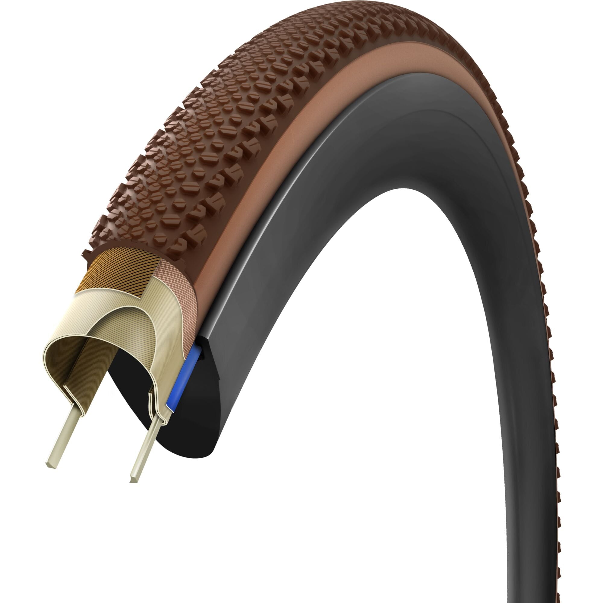 Vittoria Terreno Pro T50 Mixed 700x45c Gravel Race Natural Brown Tubeless Ready Tyre