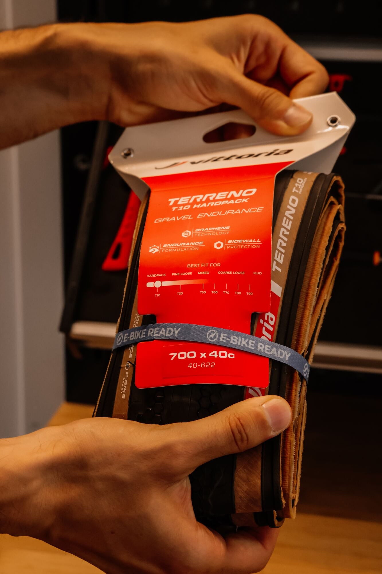 Vittoria Terreno T10 Hardpack Gravel Endurance G2.0 Tubeless Ready Tyre