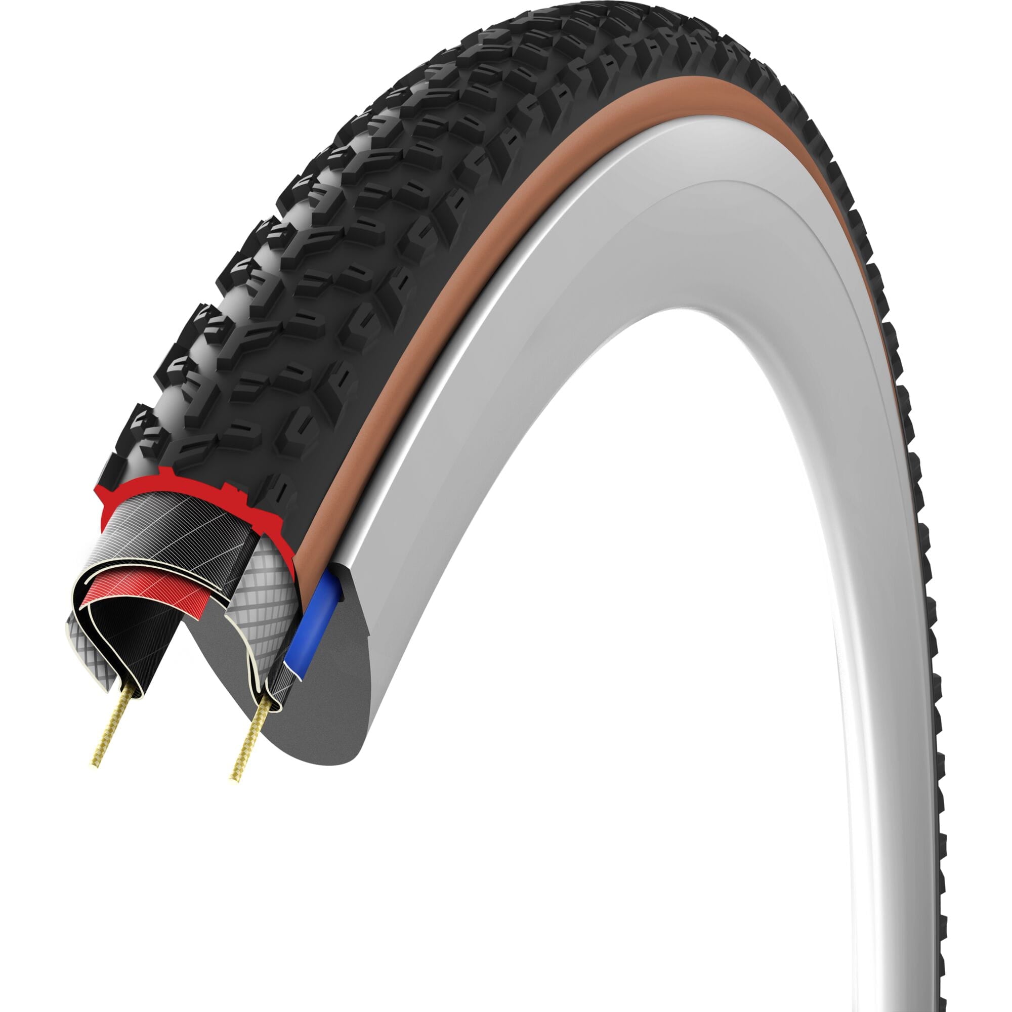 Vittoria Terreno T70 Coarse Loose Gravel Endurance G2.0 Tubeless Ready Tyre