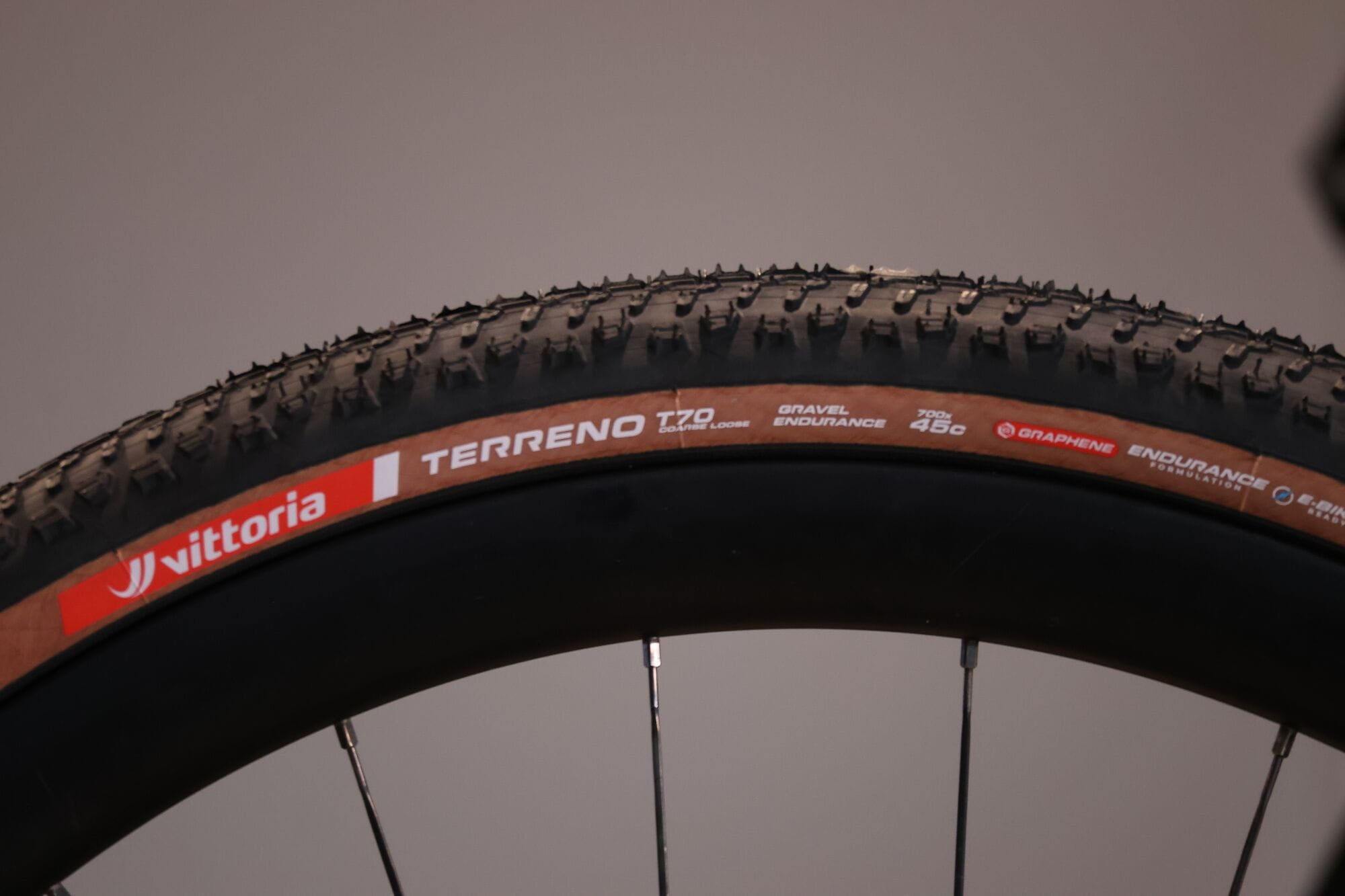 Vittoria Terreno T70 Coarse Loose Gravel Endurance G2.0 Tubeless Ready Tyre