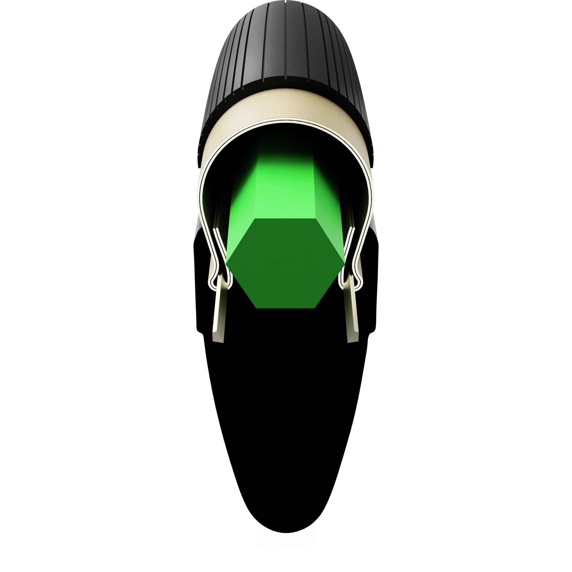 Vittoria Air-Liner Light tubeless road tyre insert with run-flat protection, shown in a close-up view on a bicycle wheel.