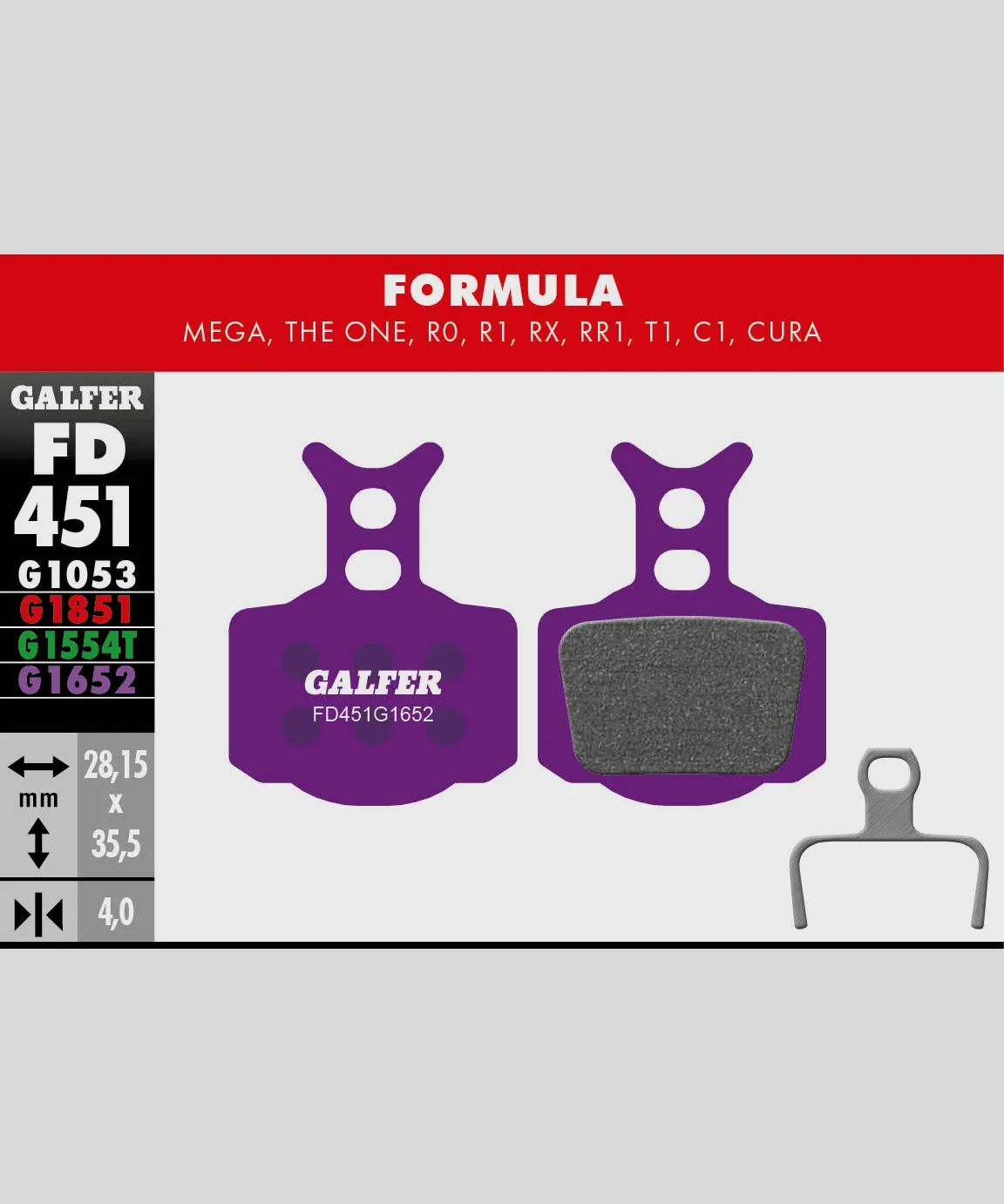 Galfer E-Bike Disc Brake Pad