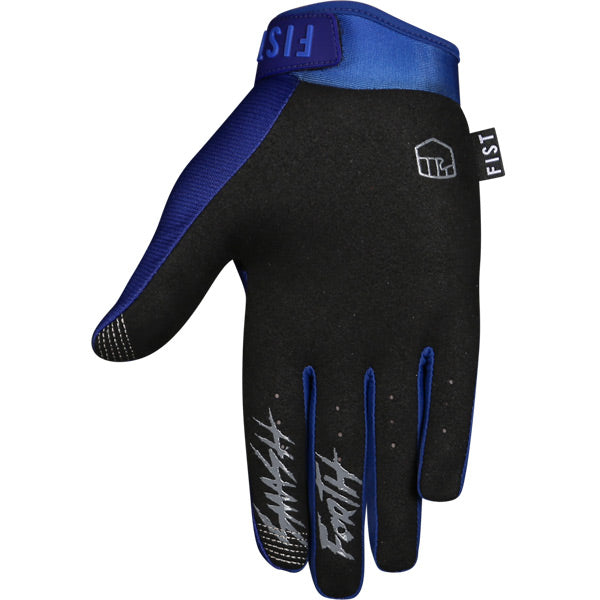 Fist Handwear stocker gloves for BMX, MTB, scooter, and motocross, showing black and white grip gloves for adults.