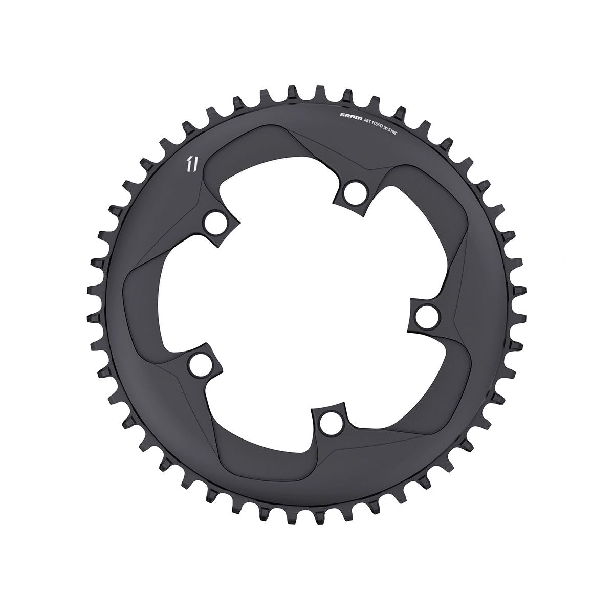 Sram Chain Ring X-Sync 11 Speed 110 Alum Black Bb30 Or Gxp (Rival1) Chain Ring