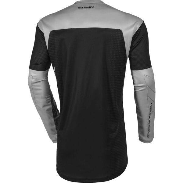Youth Oneal ELEMENT Racewear jersey with elbow protection, breathable mountain biking gear, featuring vibrant design and lightweight fabric.