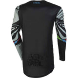 Youth MTB jersey by Oneal, Mayhem Wild V.23, lightweight and breathable trail shirt with vibrant design and comfortable fit.