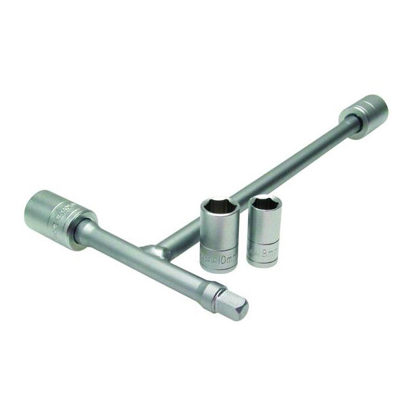Motion Pro T-handle Tri drive 1/4 inch mini with 8, 10, 12, 13 mm sockets