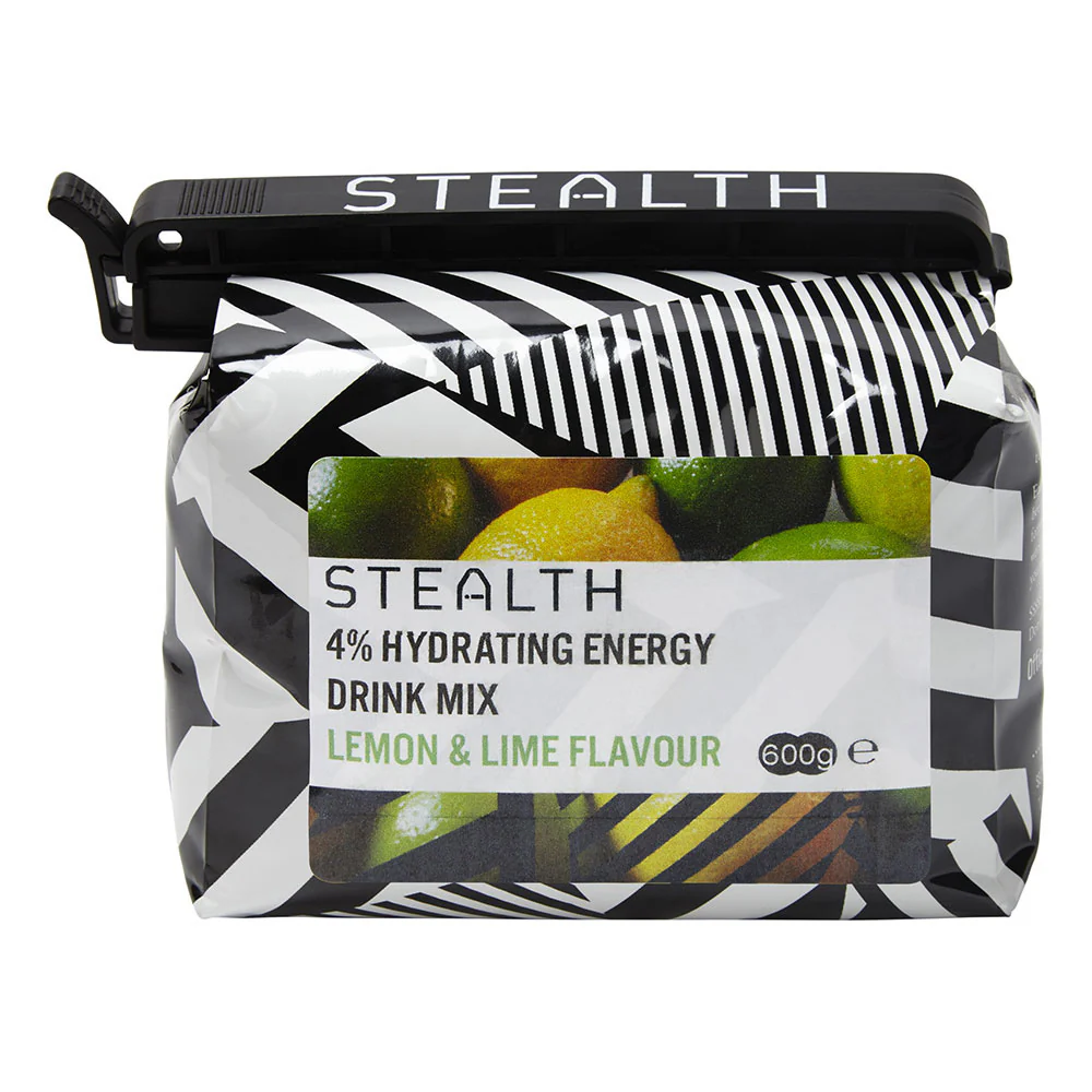 Stealth 4% Hydrating Energy Drink Powder 600g - Lemon & Lime