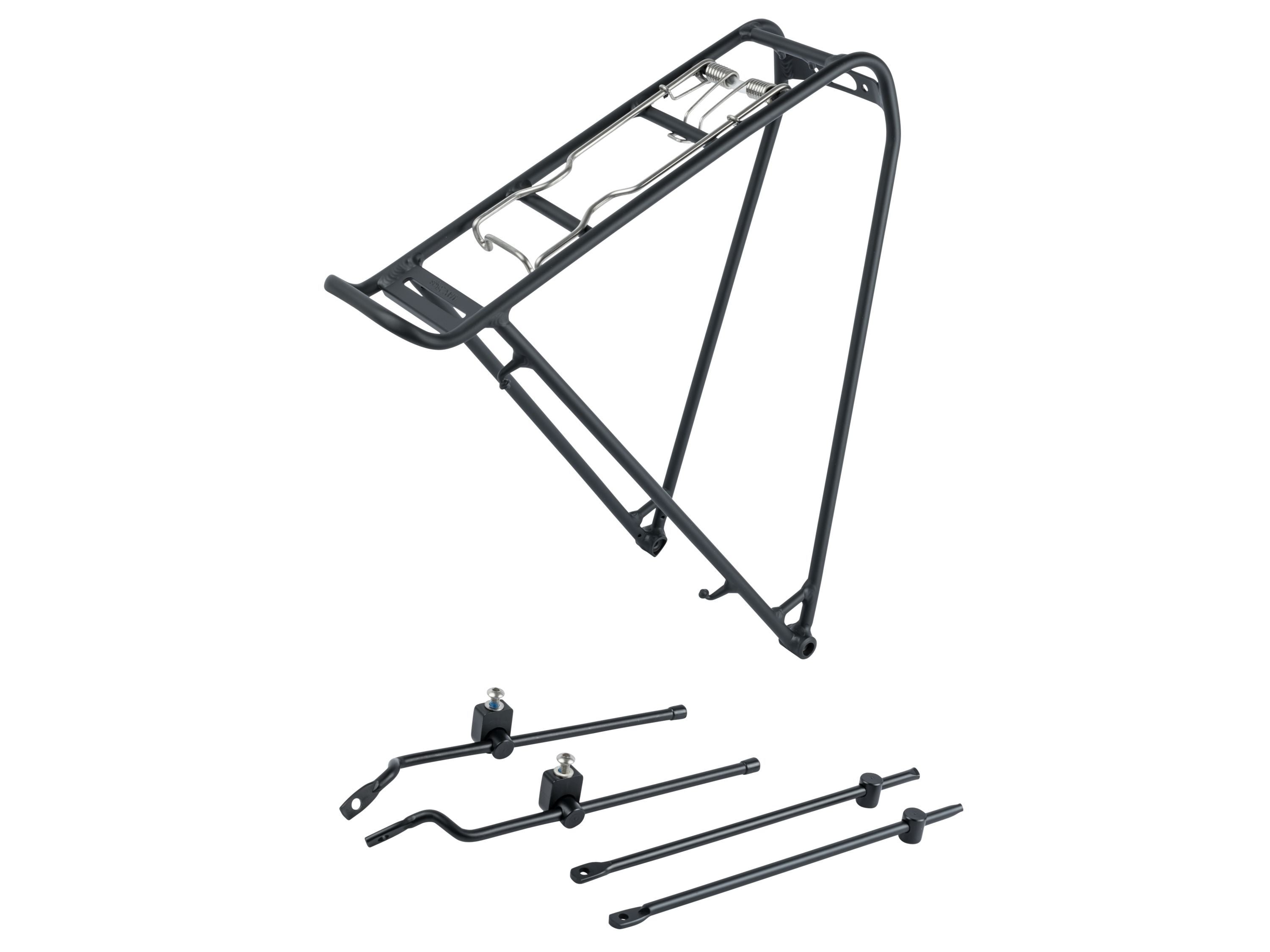 Trek Elan Interchange Rear Rack Kit with Spring Clip Black Wheel 700c