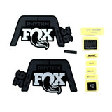 Fox Fork 36 Rhythm Decal Kit Gray Logo / Matte Black 2020