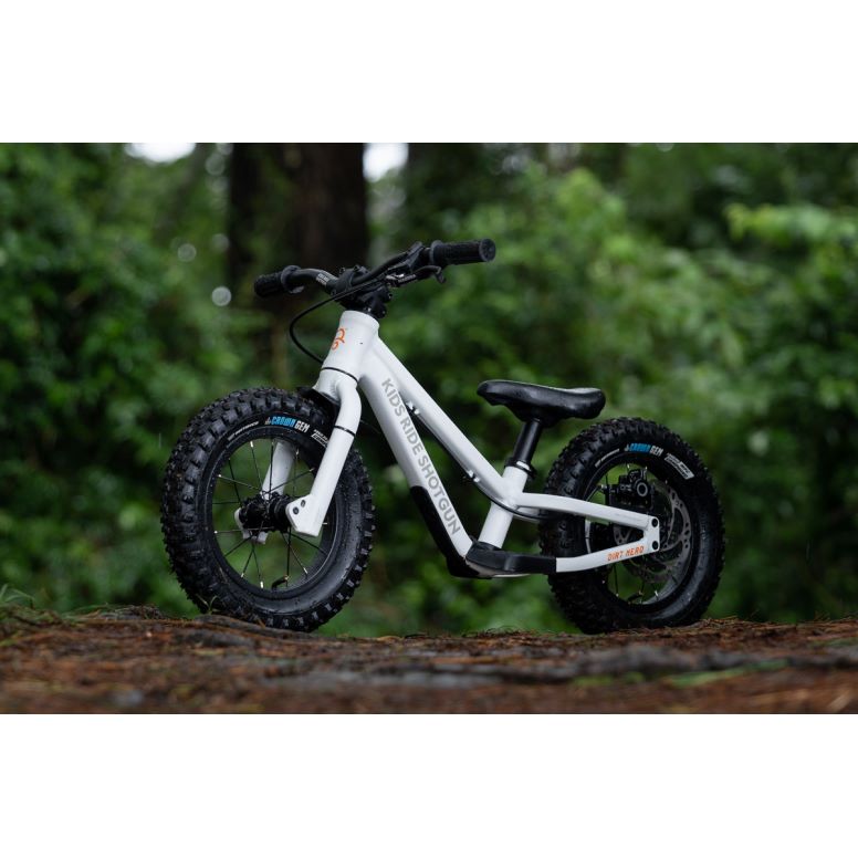 Kids Ride Shotgun Dirt Hero 12" With Brake Balance Bike