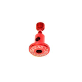 Fox Shock Rebound Knob Adjust W/Hole Red Ano 0.925 Tlg 0.560 Od Spares & Accessories