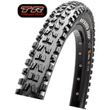 Maxxis Minion DHF 27.5x2.50WT downhill mountain bike tire with tubeless foldable design and MaxxGrip rubber for mountain biking.