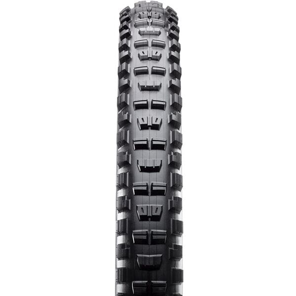 Maxxis Minion DHR II folding tubeless mountain bike tire with 3C MaxxTerra compound and EXO sidewall protection.