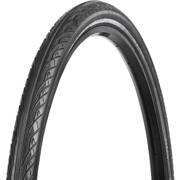 nutrak tyre zilent with puncture belt and reflective stripe tyre p136836