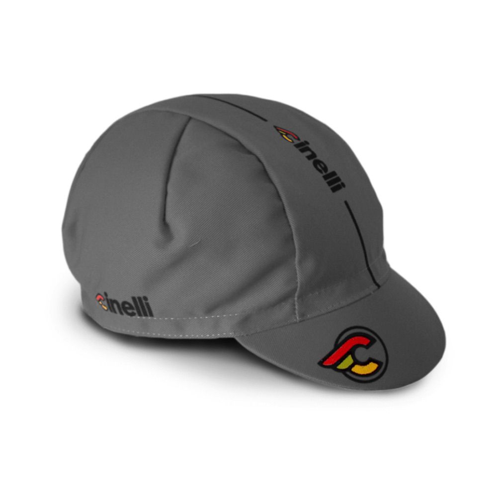 Cinelli Supercorsa Grey Cotton Cap Headwear