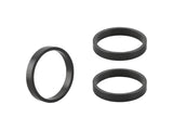 Bontrager 5mm Alloy Headset Spacer - Pack of 3 Black 5mm x 28.6mm