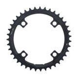 FSA Powerbox Carbon Road Chainring (2x11, 110x39T, Black, 4h)
