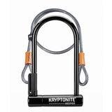 Kryptonite D-Locks - Keeper 12 Standard W/Flex Sold Secure Silver