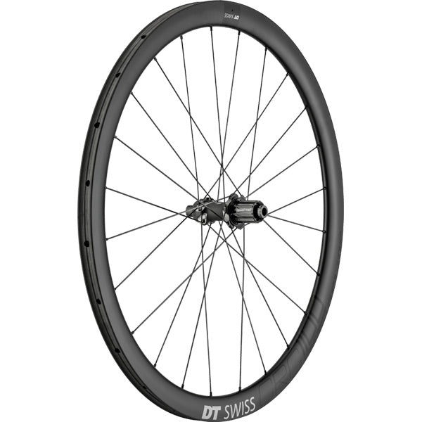 DT Swiss CRC 1100 SPLINE disc brake wheel, carbon tubular 38 x 26 mm, rear