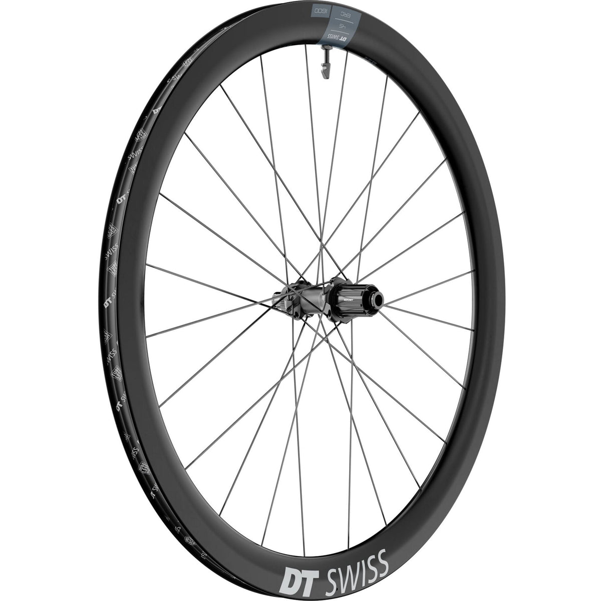 DT Swiss ERC 1600 SPLINE disc brake wheel, carbon clincher 45 x 22 mm rim, rear