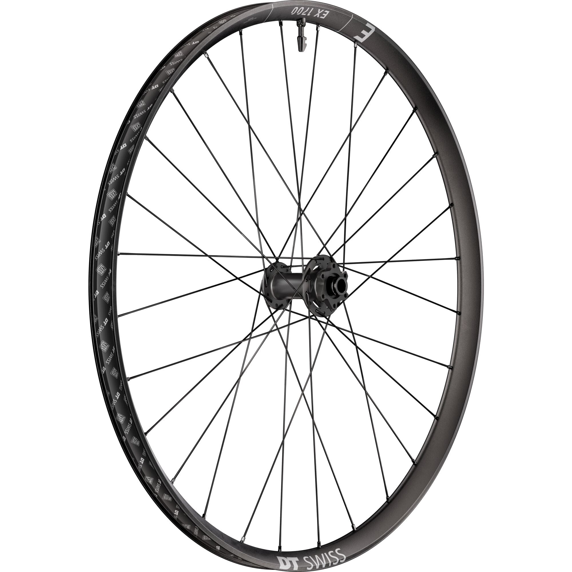 DT Swiss EX 1700 29-inch front wheel with 30mm rim, 15x110mm BOOST axle, mountain bike component
