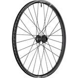 DT Swiss EXC 1500 29-inch front wheel with 30mm carbon rim and 20mm BOOST axle for mountain biking components.