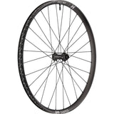 DT Swiss XM 1700 29-inch front mountain bike wheel with 30mm rim and 15x110mm BOOST axle, showing the wheel's tread and rim details.