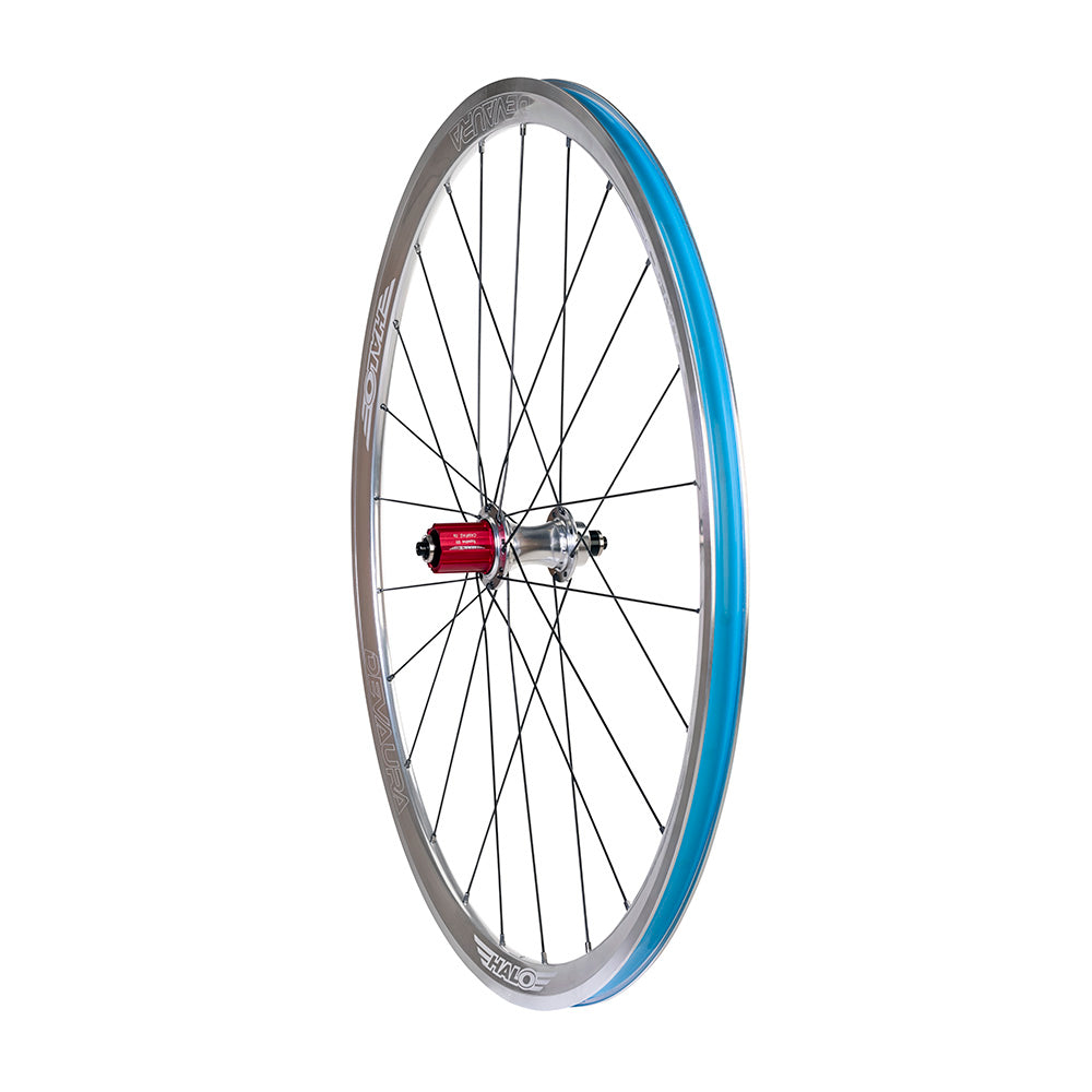 Halo Devaura RS2 700c Wheels Silver with Black Spokes