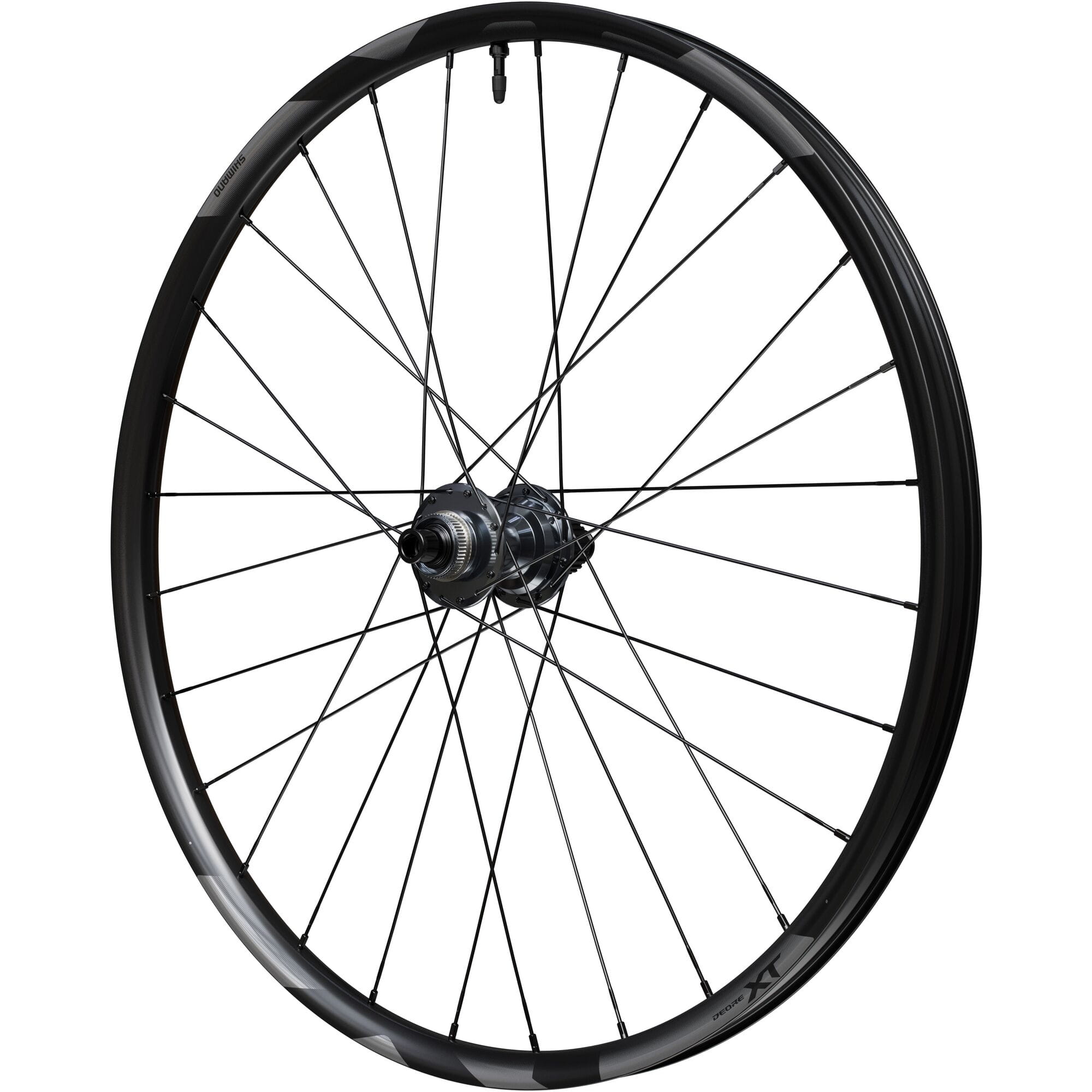 Shimano XT M8200 27.5 in (650b) XT wheel, 12-speed, 12x148mm, Center Lock disc, rear