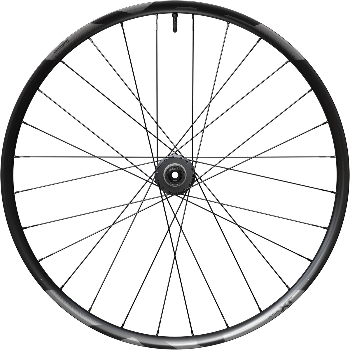 Shimano XT M8200 27.5 in (650b) XT wheel, 12-speed, 12x148mm, Center Lock disc, rear