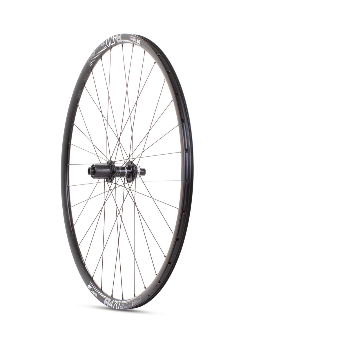 M Part Wheels Road Rear Disc Wheel Shimano 105 CL Hub TA 142x12mm DT R 470 Rim black 700c