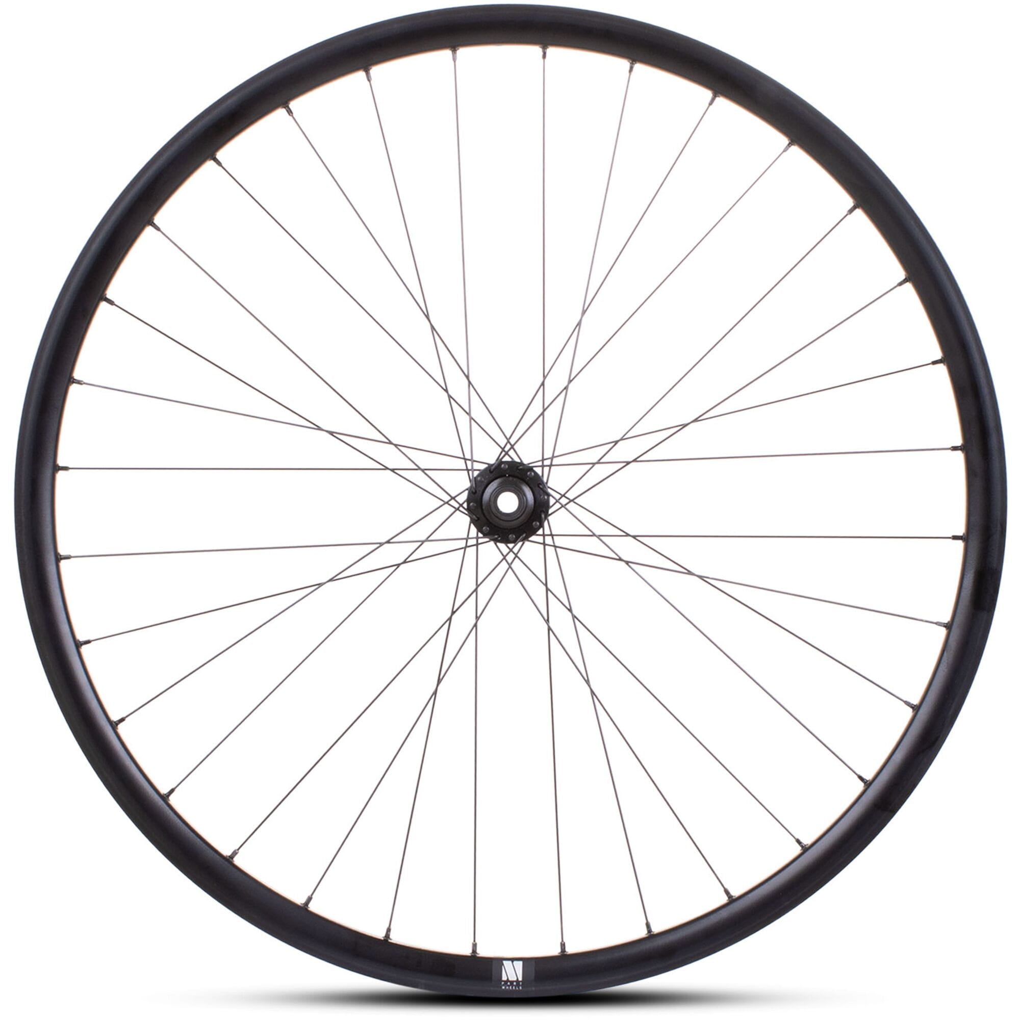 M Part Wheels Road Front Wheel Shimano Tiagra CL Hub TA 100x12mm Cyclone Rim black 700c