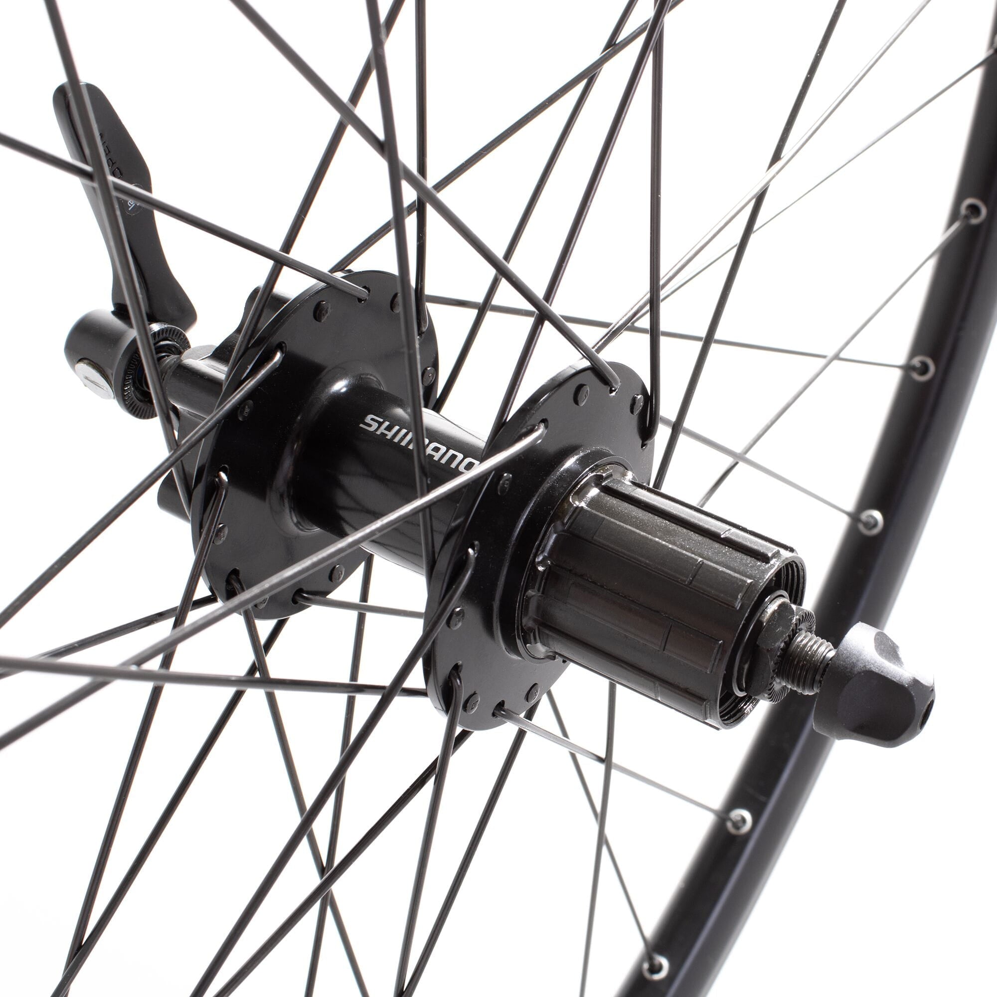 M Part Wheels Gravel/MTB Rear Wheel Shimano QC400 6B Hub QR 135mm 650B/27.5 inch TLR Rim blkk