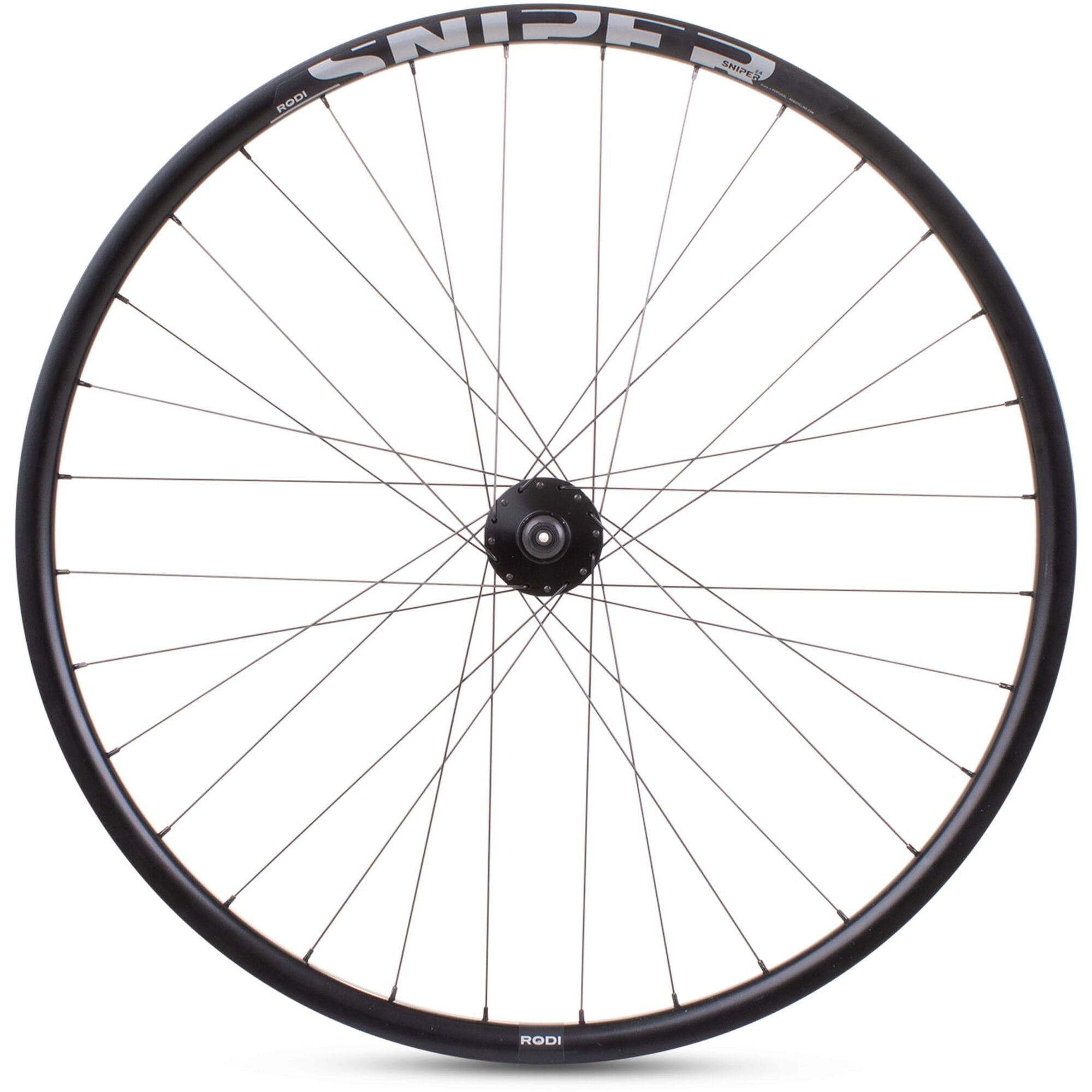 M Part Wheels Gravel Front Wheel Shimano QC 400 6B Hub QR 100mm 700c Sniper 24 Rim black