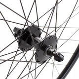 M Part Wheels Gravel Front Wheel Shimano QC 400 6B Hub QR 100mm 700c Sniper 24 Rim black