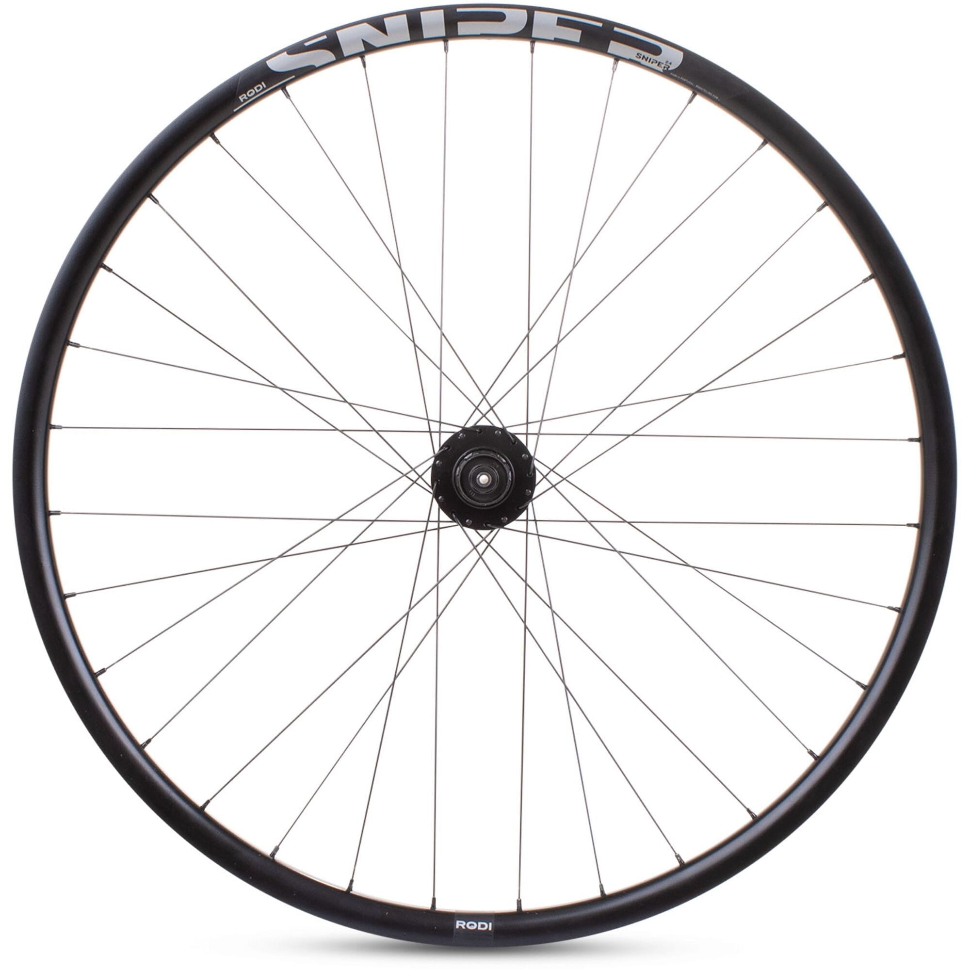 M Part Wheels Gravel Rear Wheel Shimano QC 400 6B Hub QR 135mm 700c Sniper 24 Rim black