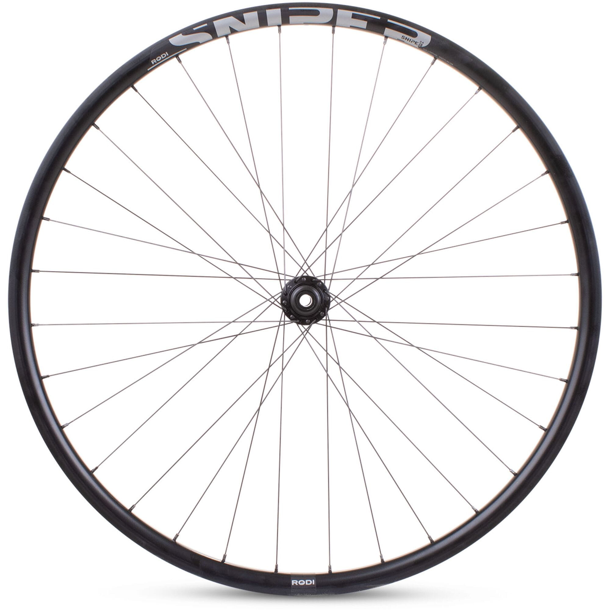 M Part Wheels Gravel Front Wheel Shimano TC500 CL Hub TA 100x12 700c Sniper 24 Rim black
