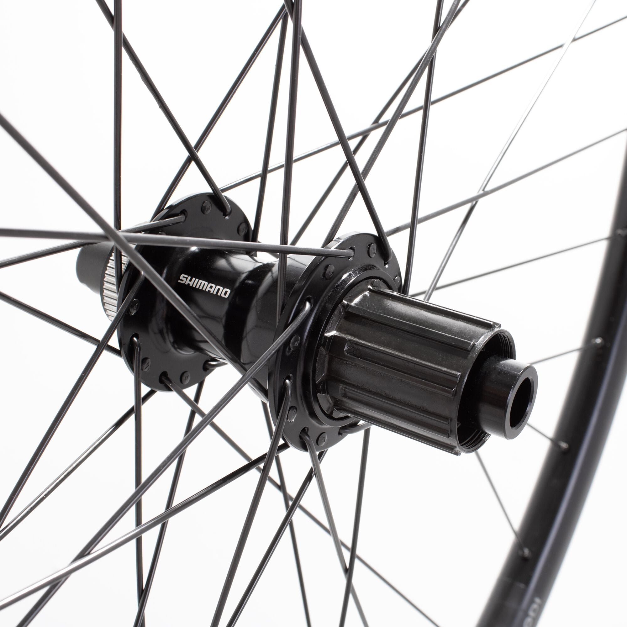 M Part Wheels Gravel Rear Wheel Shimano TC500 CL Hub TA 142x12 700c Sniper 24 Rim black