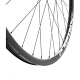 M Part Wheels gravel rear wheel with Shimano TC500 hub, 700c tubeless-ready, 142x12mm thru-axle for bike components.