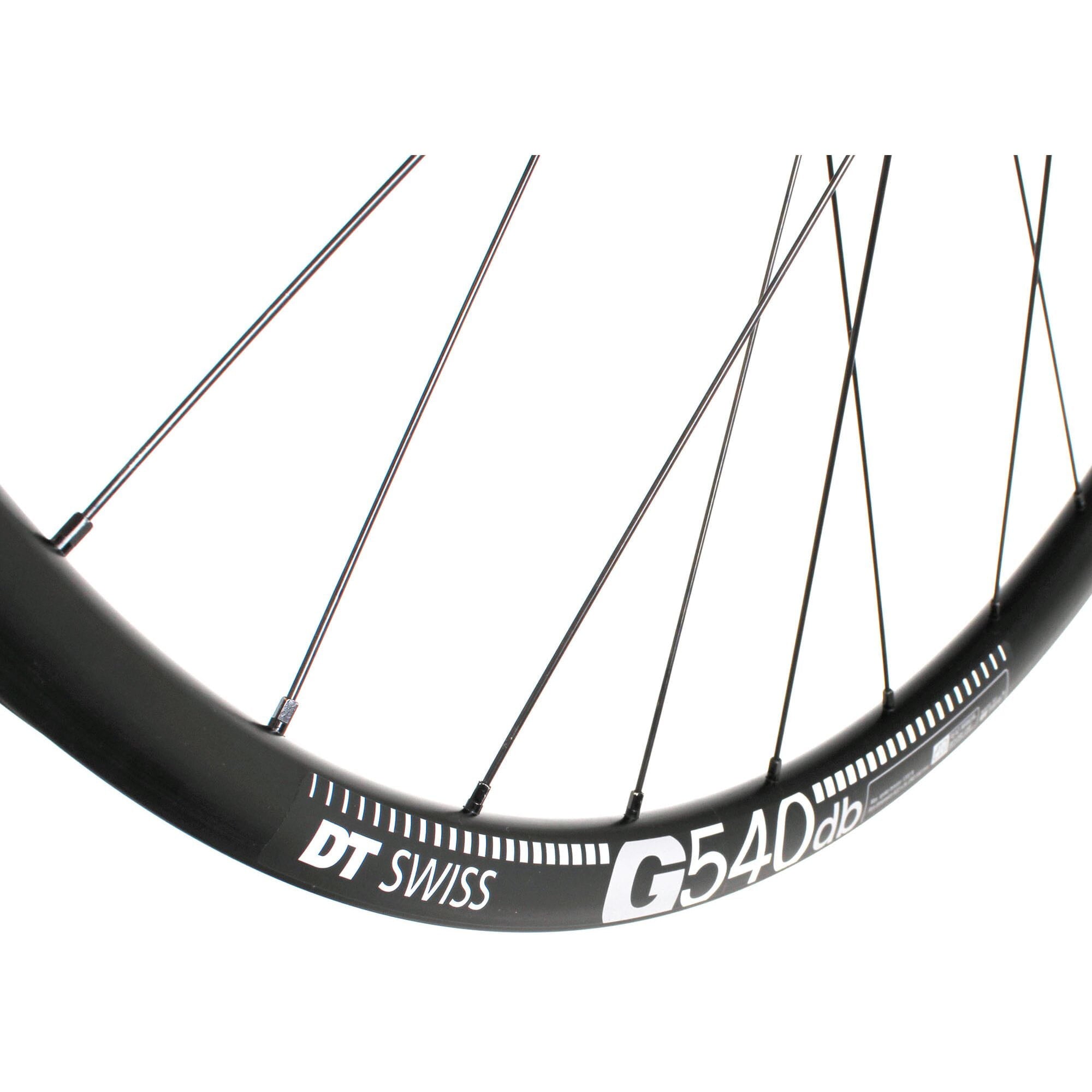 M Part Wheels Gravel Rear Wheel Shimano 105 CL Hub TA 142x12 G 540 Rim TLR black 700c