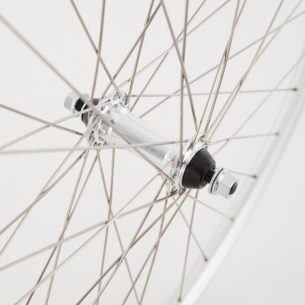 M Part Wheels Hybrid Front Solid Axle Wheel silver 700c